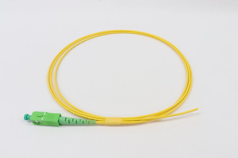 シングルモード光パッチコード 単芯 片端SCA 1.5m 黄色