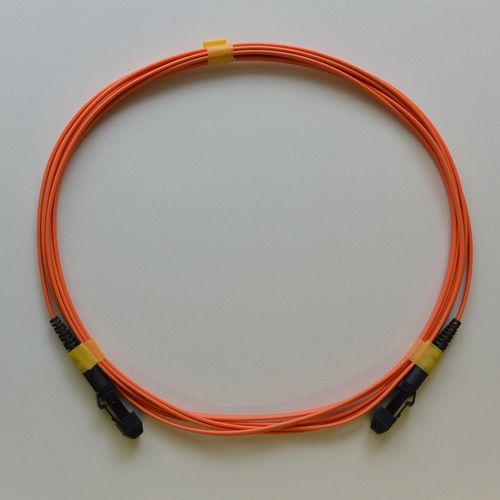 マルチモード光パッチコード GI50 2芯メガネ MTRJ(F)-MTRJ(F) 3m 橙色
