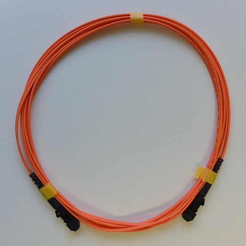 マルチモード光パッチコード GI62.5 2芯メガネ MTRJ(M)-MTRJ(F) 3m 橙色