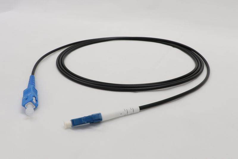 アーマード光パッチコード 単芯シングルモード FC-FC 5m 黒