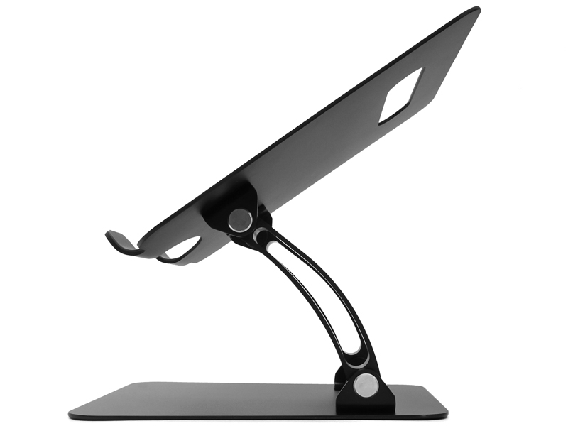 ノートパソコン用アルミスタンド LIFT UP-STAND BY ME ブラック