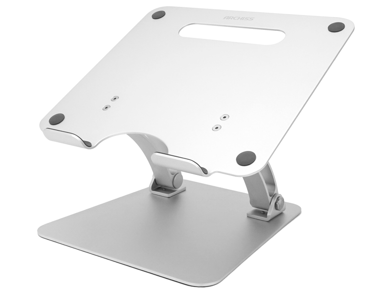 ノートパソコン用アルミスタンド LIFT UP-STAND BY ME シルバー