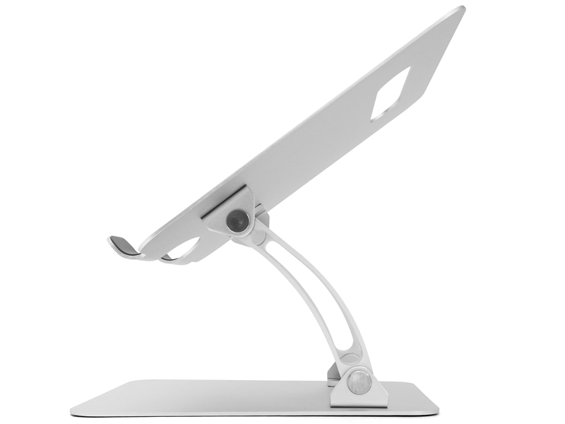 ノートパソコン用アルミスタンド LIFT UP-STAND BY ME シルバー