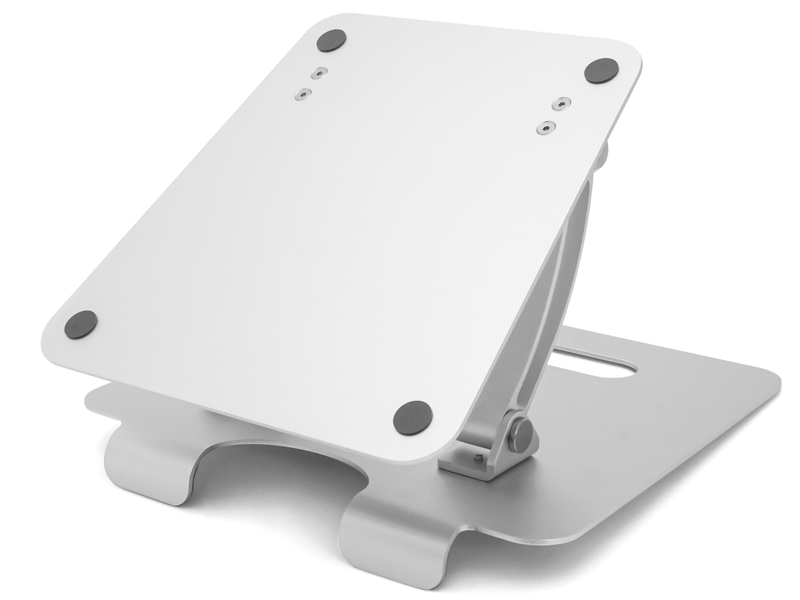ノートパソコン用アルミスタンド LIFT UP-STAND BY ME シルバー