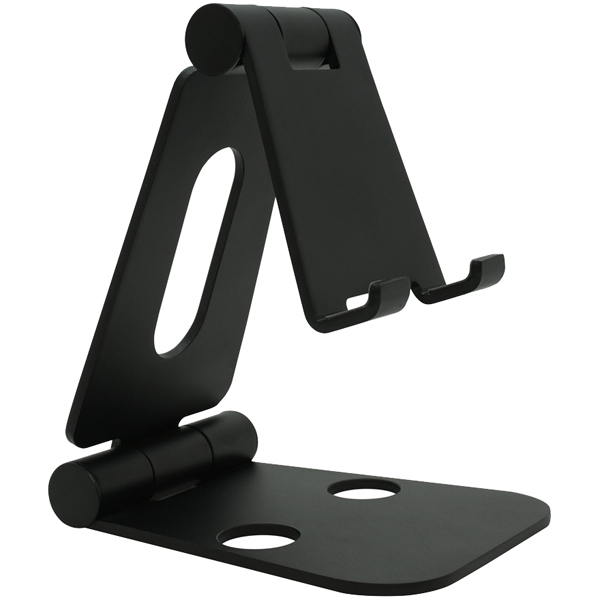 DOUBLE SWING-STAND BY ME （ダブルスイングスタンドバイミー） スマホ用アルミスタンド ブラック