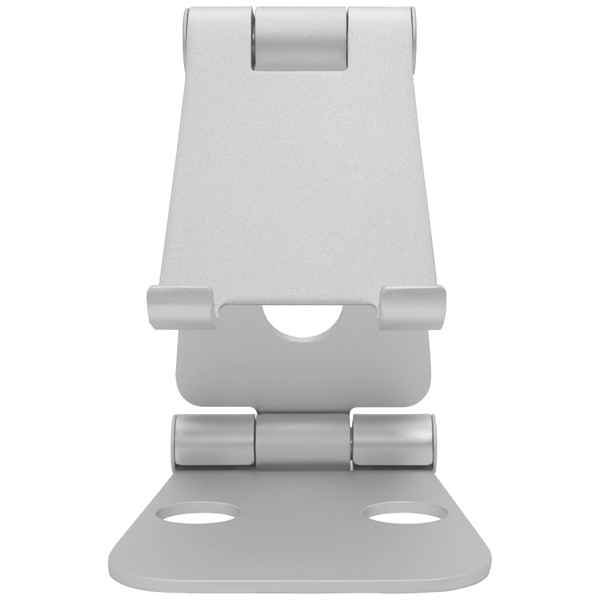 DOUBLE SWING-STAND BY ME (ダブルスイングスタンドバイミー) スマホ用アルミスタンド シルバー