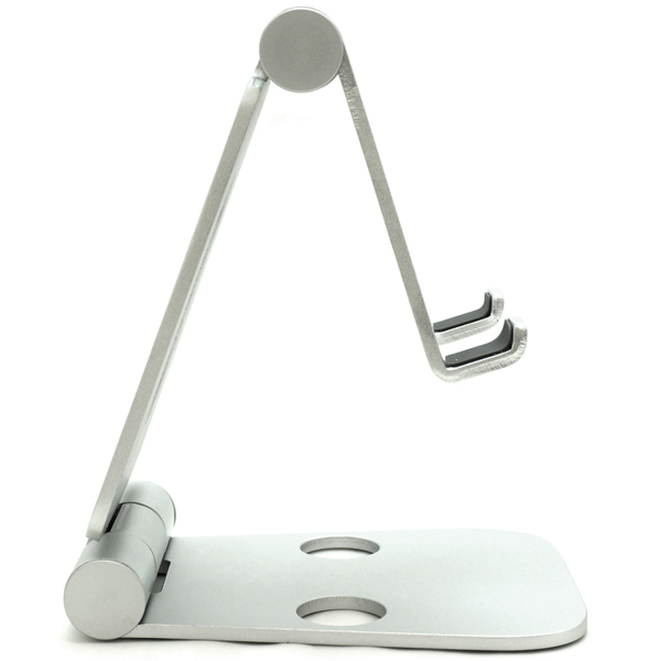 DOUBLE SWING-STAND BY ME (ダブルスイングスタンドバイミー) スマホ用アルミスタンド シルバー