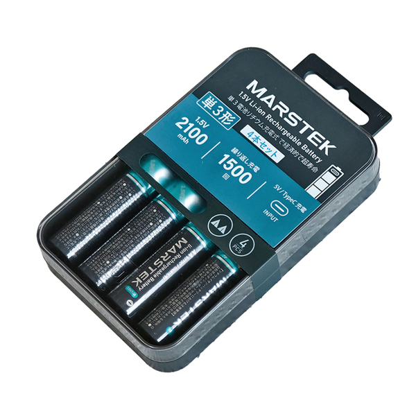 単3形電池 リチウム充電 4本セット