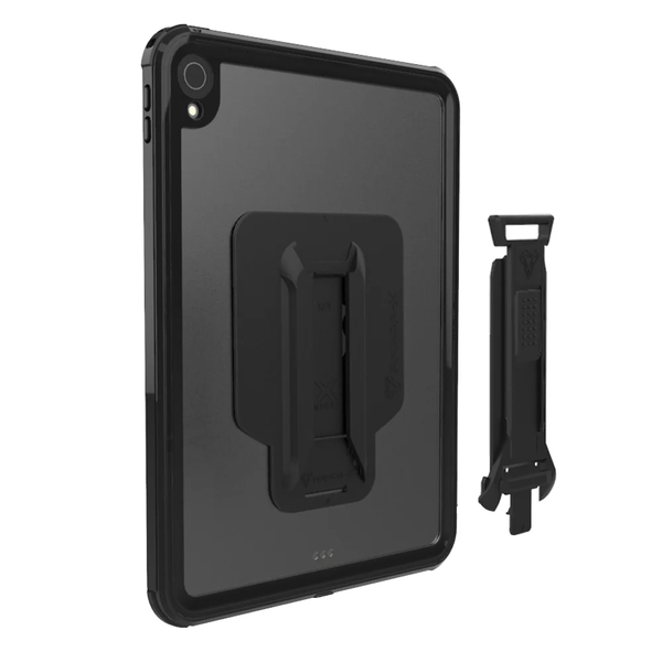 IP68 Waterproof Case with Hand Strap for 13-inch iPad Air (M2)/12.9-inch iPad Pro ( 3rd ) [ Black ]