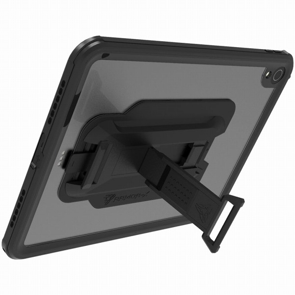 IP68 Waterproof Case with Hand Strap for iPad ( 10th ) [ Black ]