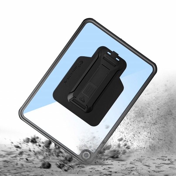 IP68 Waterproof Case with Hand Strap for iPad ( 10th ) [ Black ]
