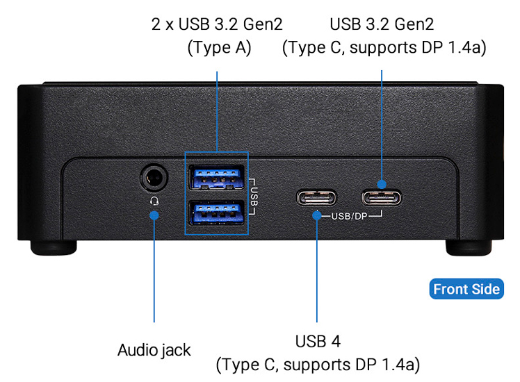 NUC BOX Intel Core i5-1340P搭載 小型ベアボーンキット NUCS BOX-1340P/D4