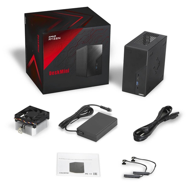 AMD X300 マザーボード＆ACアダプター付属 小型ベアボーンPC