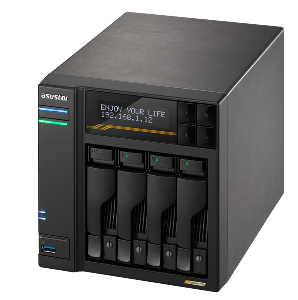 LOCKERSTOR 4 Gen3 4ベイ AMD Ryzen V3C14 クアッドコア搭載NAS
