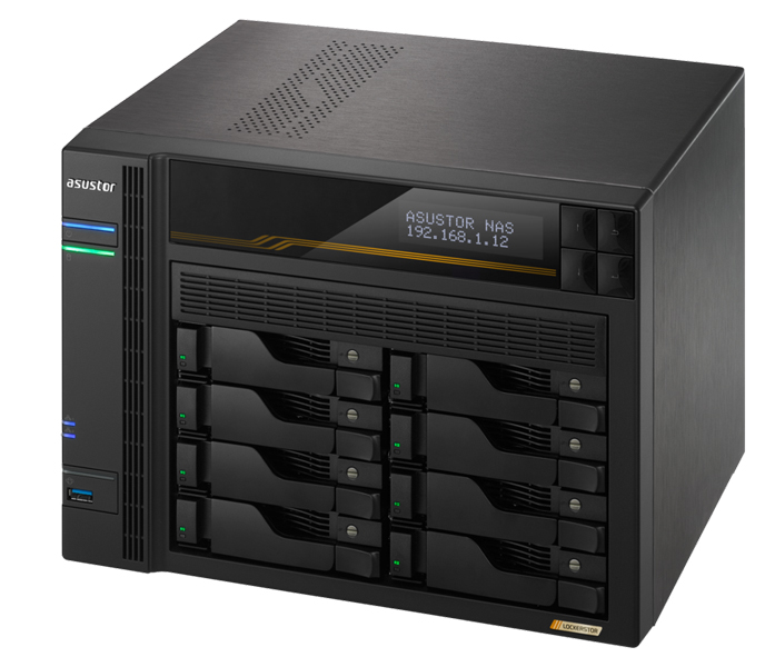 LOCKERSTOR 8 Gen3 8ベイ AMD Ryzen V3C14 クアッドコア搭載NAS