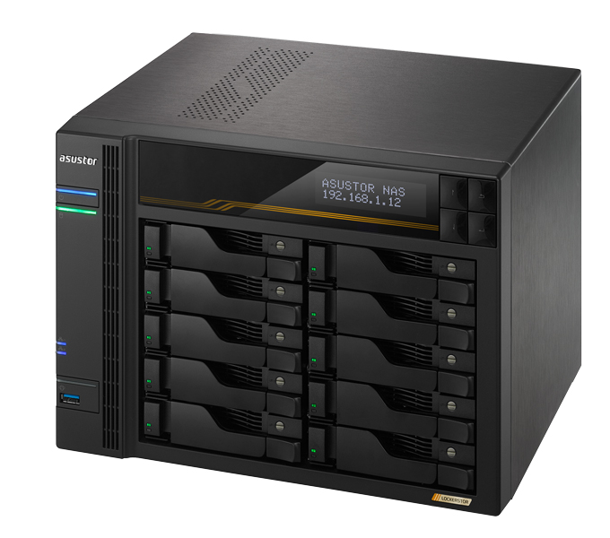 LOCKERSTOR 10 Gen3 10ベイ AMD Ryzen V3C14 クアッドコア搭載NAS