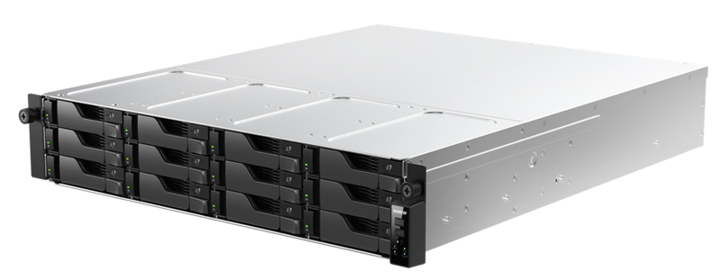 LOCKERSTOR 12R Pro Gen2 2Uラック 12ベイ AMD Ryzen 7 Pro 7745プロセッサー搭載 ハイエンドモデルのラックマウント型NAS