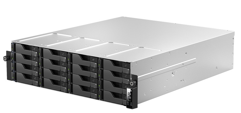 LOCKERSTOR 16R Pro Gen2 3Uラック 16ベイ AMD Ryzen 7 Pro 7745プロセッサー搭載 ハイエンドモデルのラックマウント型NAS