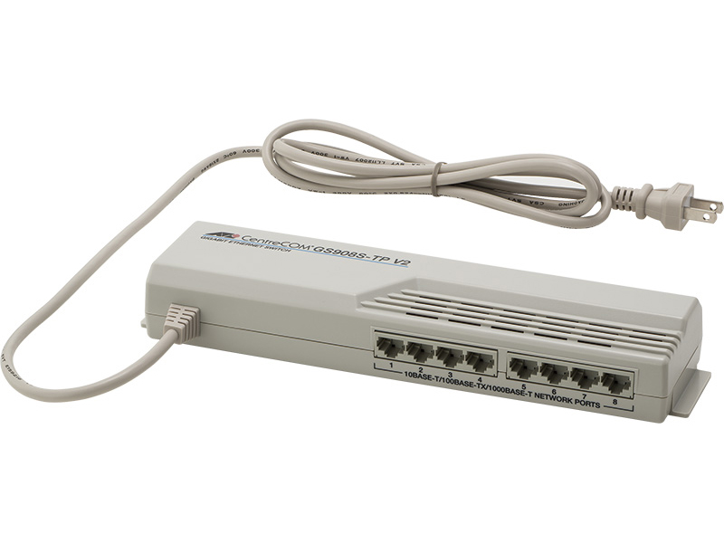 CentreCOM GS908S-TP V2-N5 アカデミック レイヤー2スイッチ