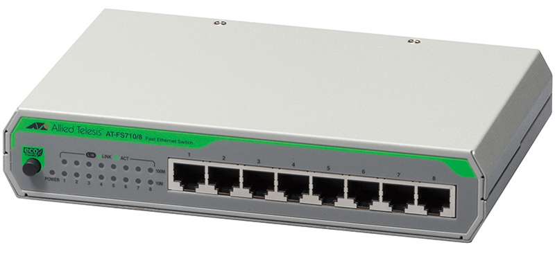 AT-FS710/8-Z5 レイヤー2スイッチ
