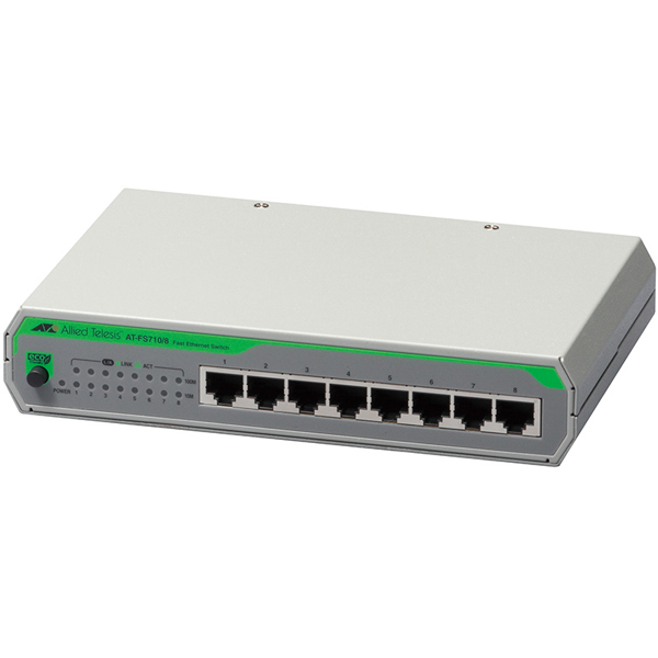 AT-FS710/8 レイヤー2スイッチ