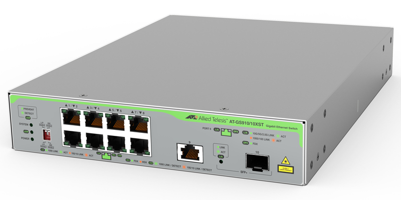 AT-GS910/10XST-Z7 レイヤー2スイッチ