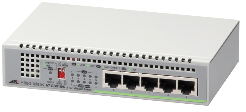 AT-GS910/5-Z5 レイヤー2スイッチ