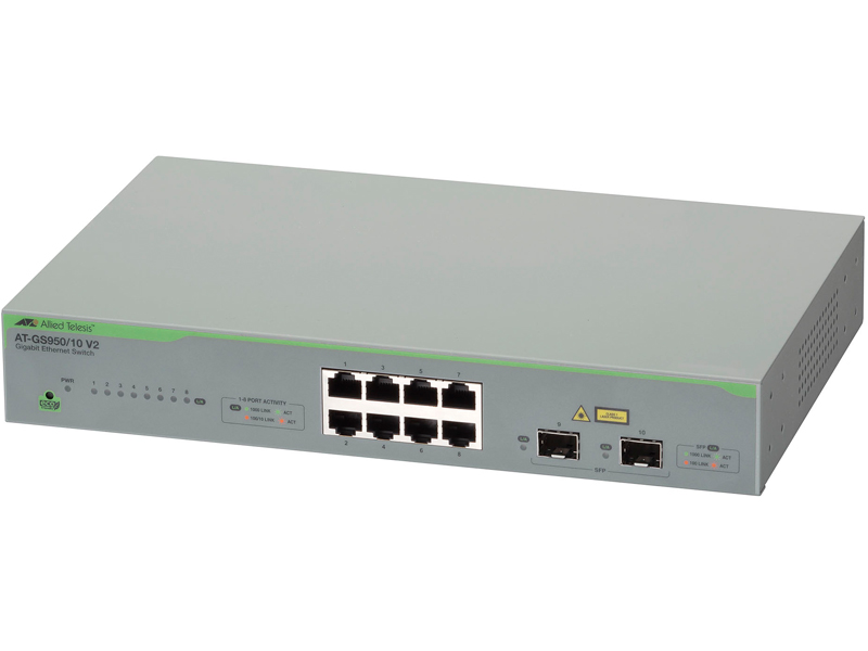 AT-GS950/10 V2-Z5 レイヤー2インテリジェント・スイッチ