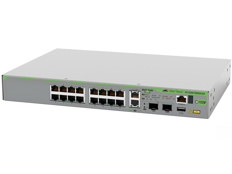 AT-GS970EMX/20 レイヤー3スイッチ