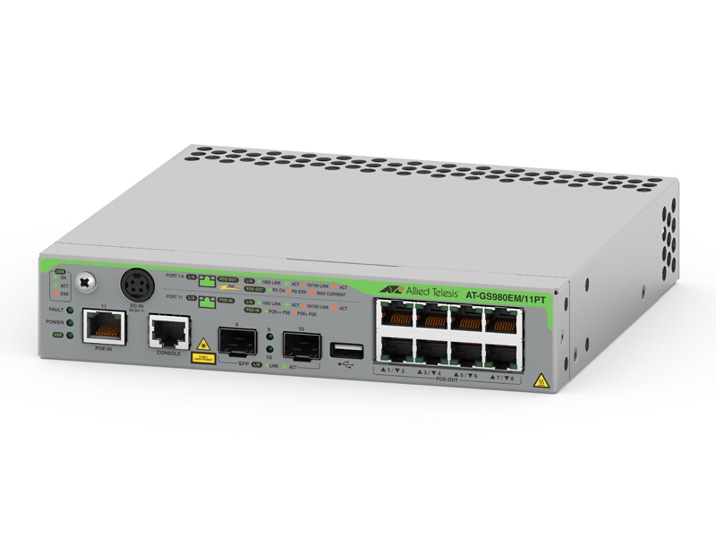 AT-GS980EM/11PT-Z7 PoEスイッチ