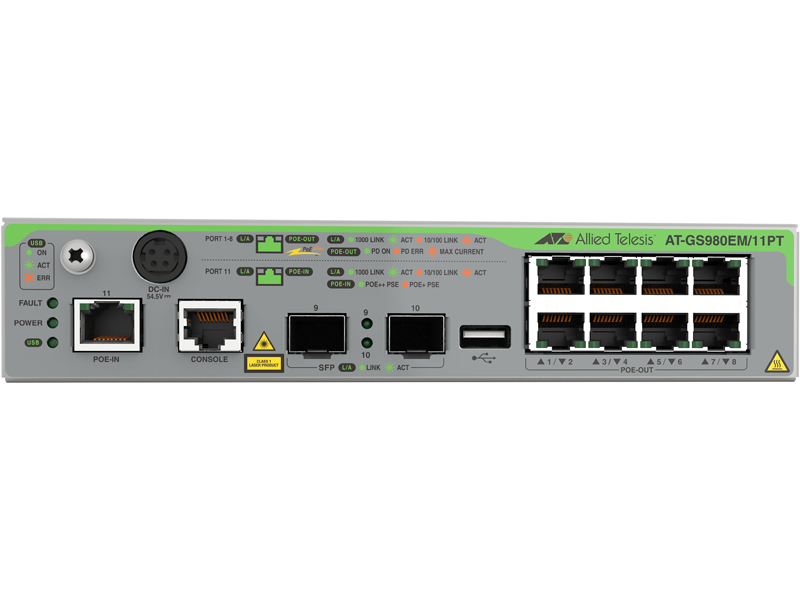 AT-GS980EM/11PT PoEスイッチ