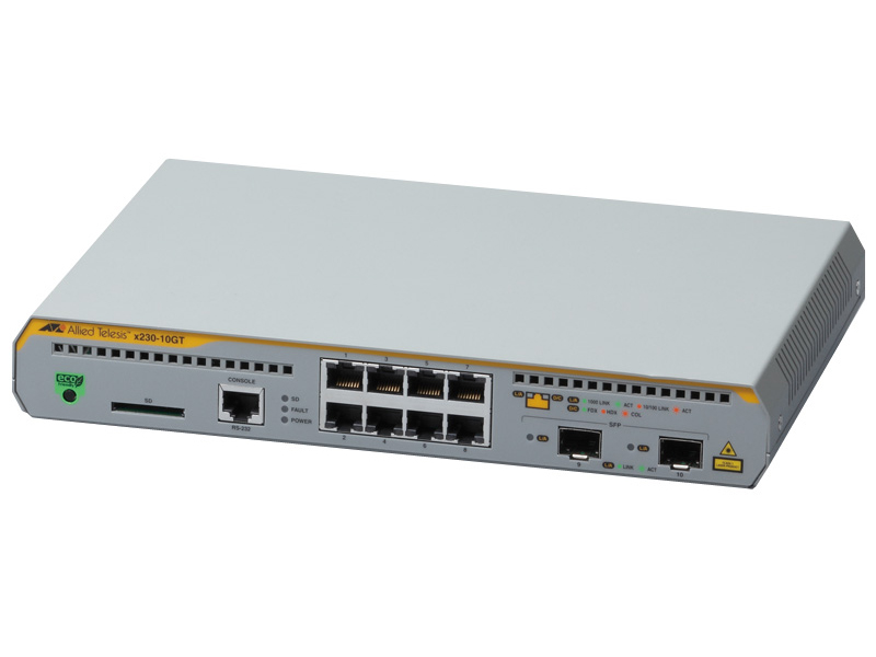 AT-x230-10GT-N7 アカデミック レイヤー2インテリジェント・スイッチ