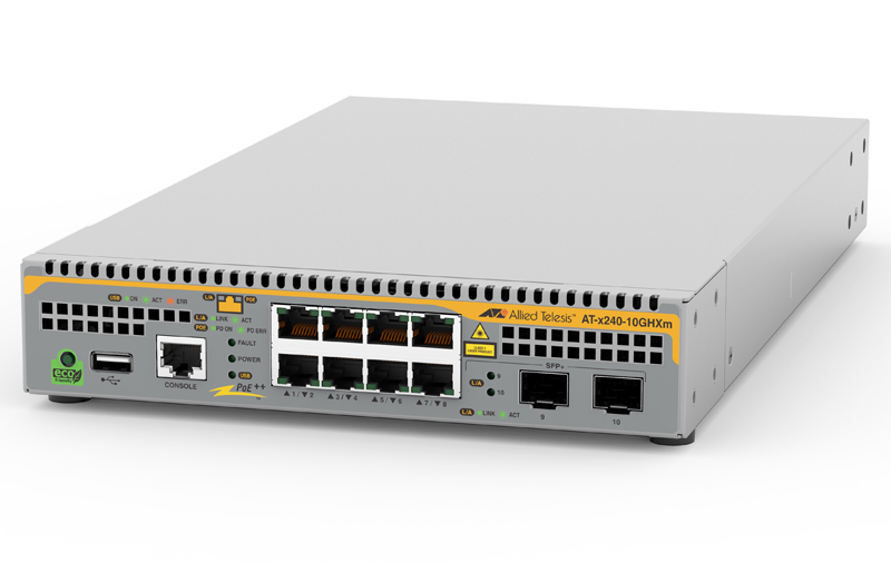 AT-x240-10GHXm-Z7 PoEスイッチ