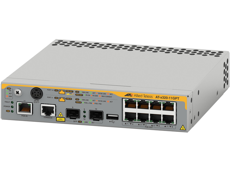 AT-x320-11GPT PoEスイッチ