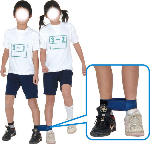 2人3脚用バンド 黄