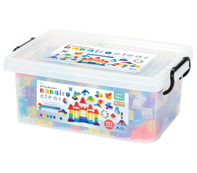 Artecブロック なないろクリア ドリームセット