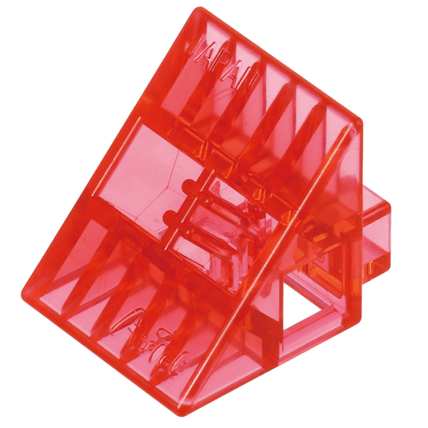 Artecブロック クリア 三角A 8pcs 赤