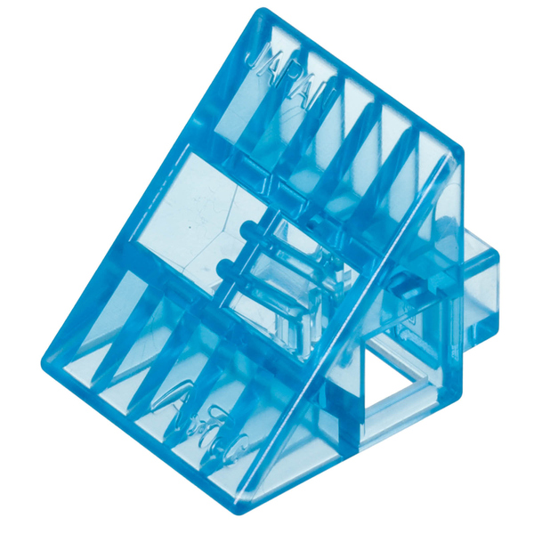 Artecブロック クリア 三角A 8pcs 水色