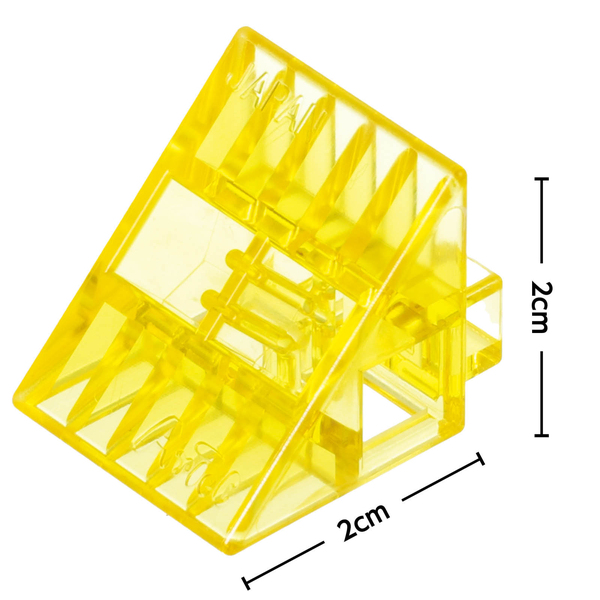 Artecブロック クリア 三角A 8pcs 黄