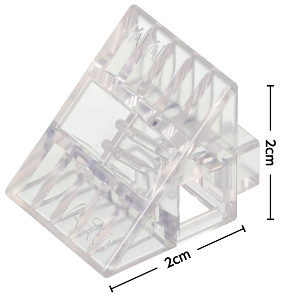 Artecブロック クリア 三角A 8pcs クリア