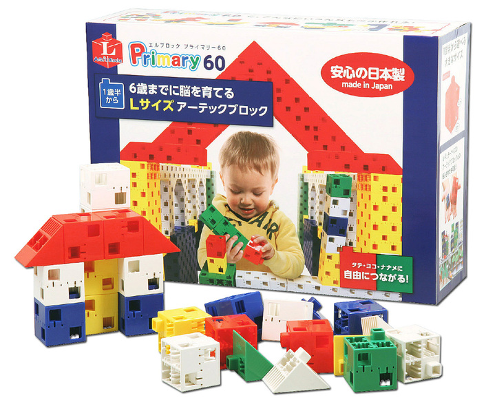 J・Artec Lブロック プライマリー 60ピース