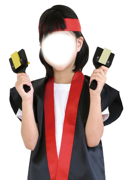 カラーなるこ（着色済） 黒・金バチ