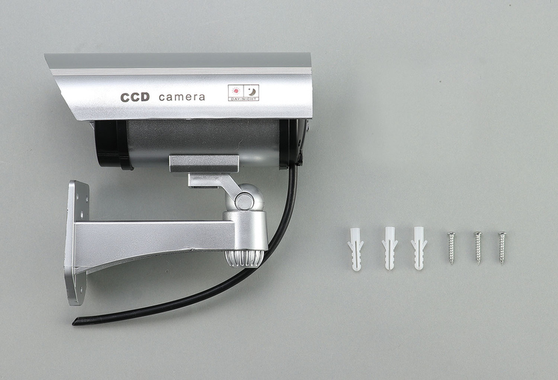 防犯ダミーカメラ（赤色LED点滅タイプ）