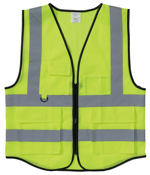 安全反射ベスト 蛍光イエロー