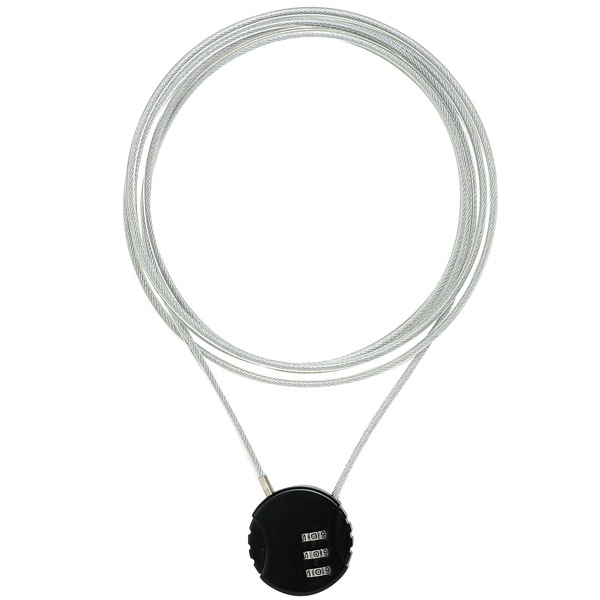 ダイヤル式ワイヤーロック錠 2m