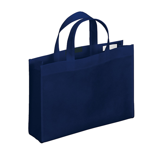 シンプルトートバッグ マチ付A4横型