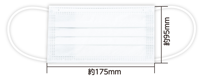 不織布ソフトマスク 個包装(50枚入)Mサイズ