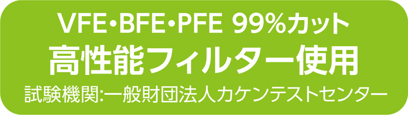 99%カット不織布ソフトマスク(個包装)50枚入 S