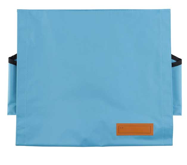 背もたれカバー（防災ずきん用）薄水色