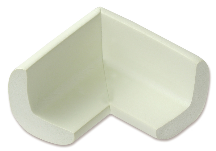 コーナーガードクッション 白 角タイプ 4個組